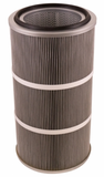 Round 13.8in x 26in Open/Open Dust Collector Cartridge, Spunbond Polyester w/ Aluminum Coating