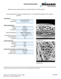 Round 12.8in x 26in Open/Closed w/Bolt Hole Dust Collector Cartridge, Spunbond Polyester w/ Aluminum Coating